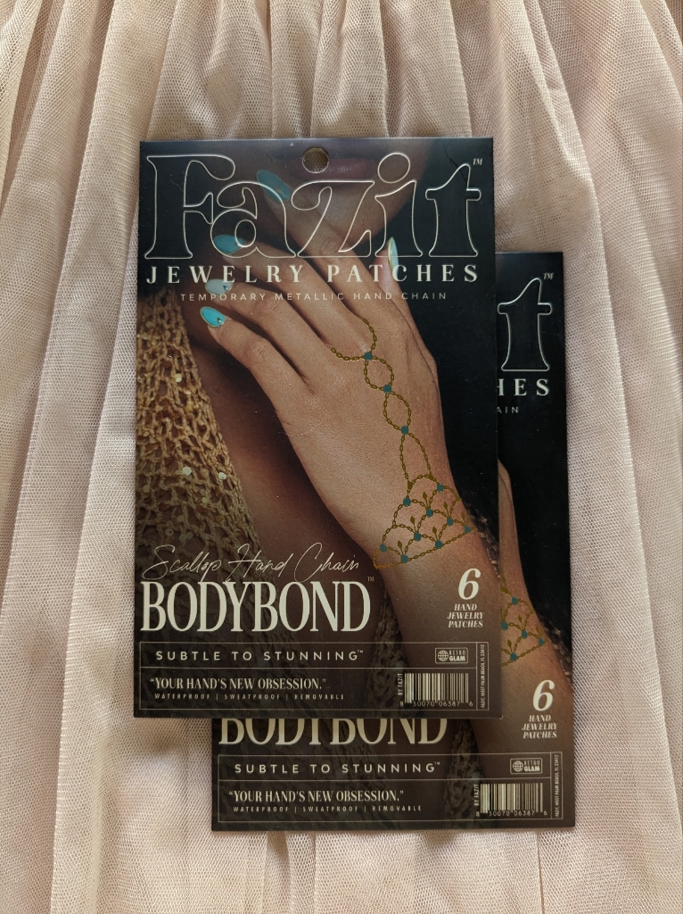 Fazit Scallop Hand Chain Bodybond - Set Of 2